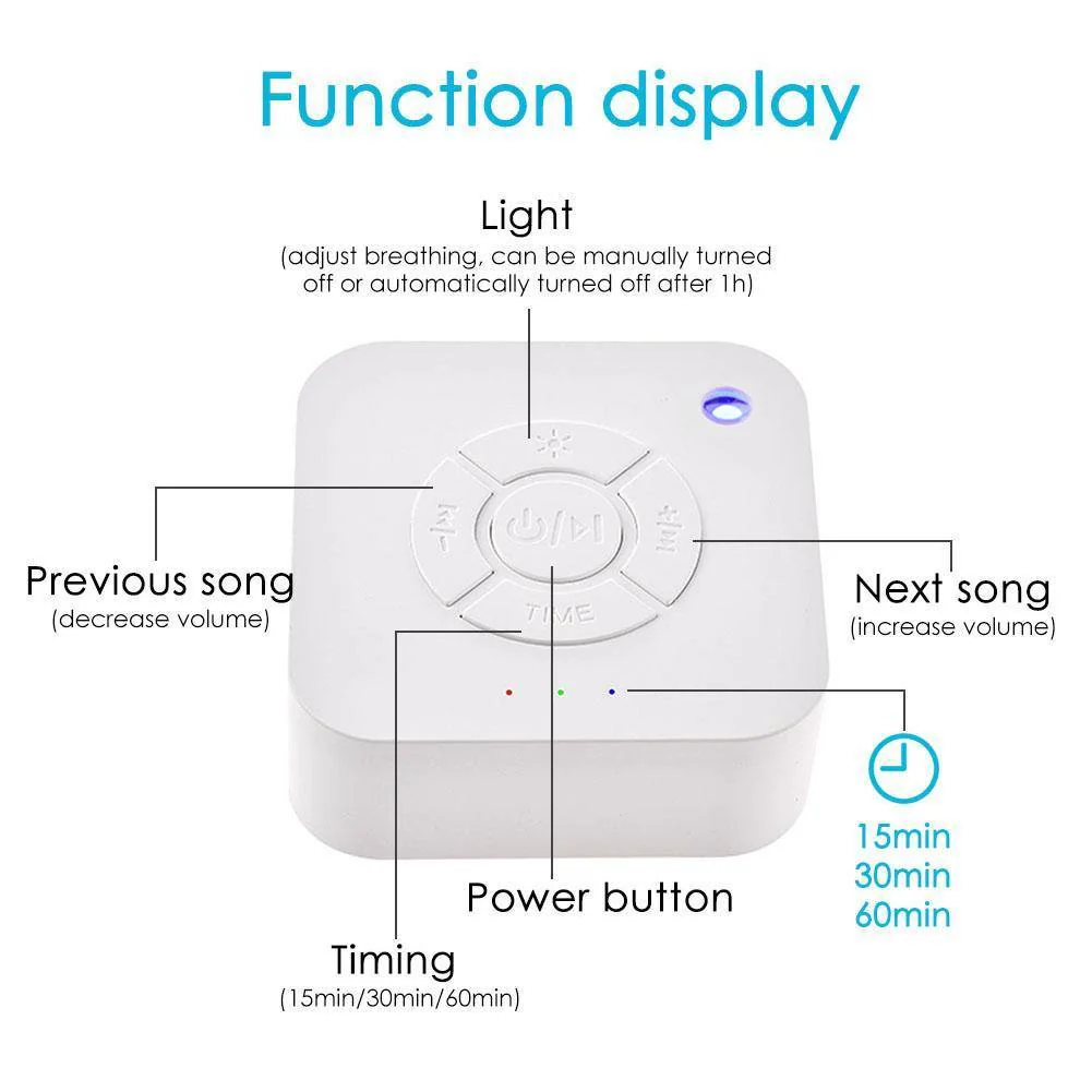 USB Rechargeable White Sound Machine - Image 4