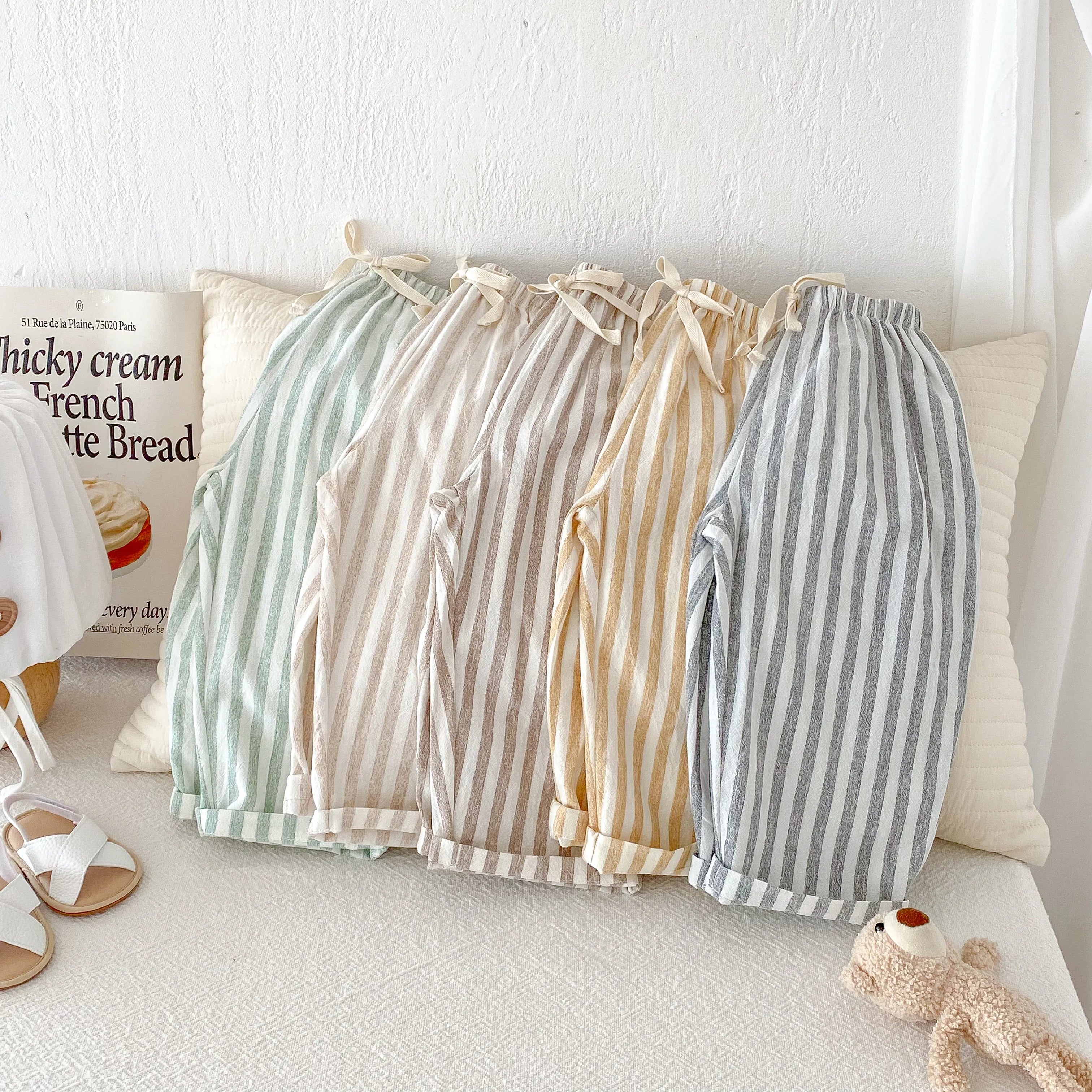 Toddler Pants – Comfortable Striped Trousers - Image 2