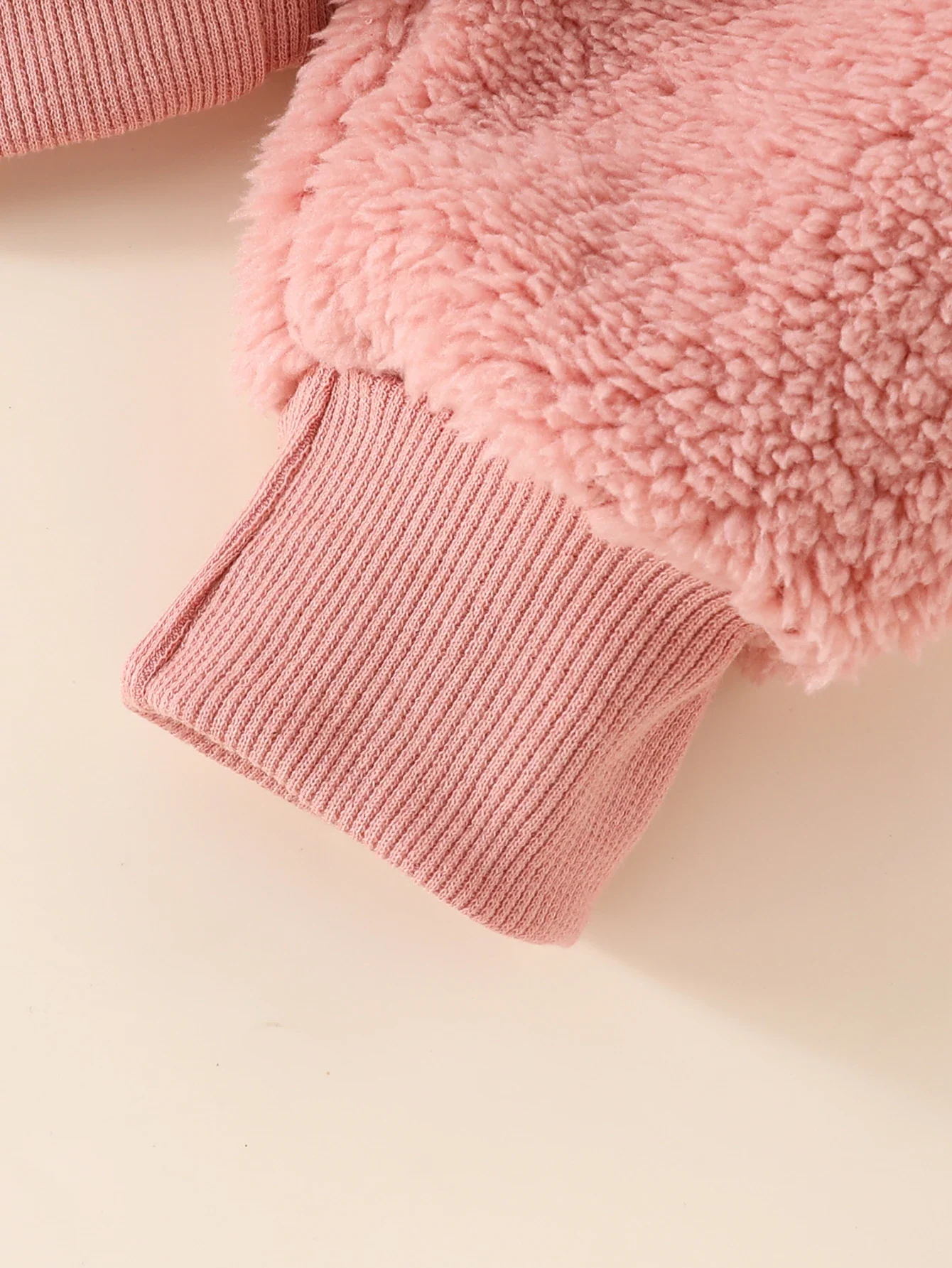 Baby Girl 3-Piece Outfit – Fuzzy Heart Set - Image 4