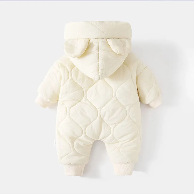Baby Winter Romper – Cartoon Bear Jumpsuit - Image 4