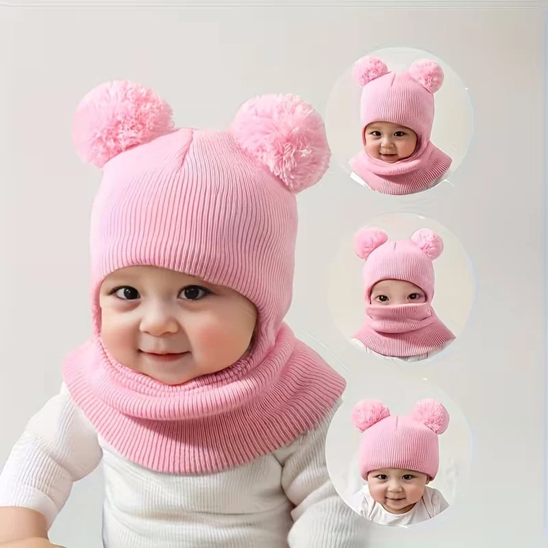 Winter Children's Hat – Hooded Knitted Cap