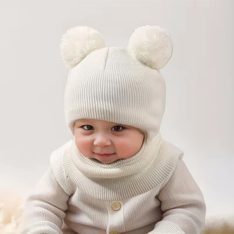 Winter Children's Hat – Hooded Knitted Cap - Image 4