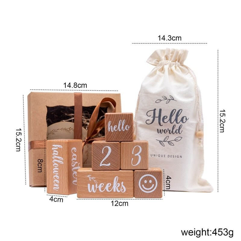 Wooden Baby Milestone Cards - Image 6